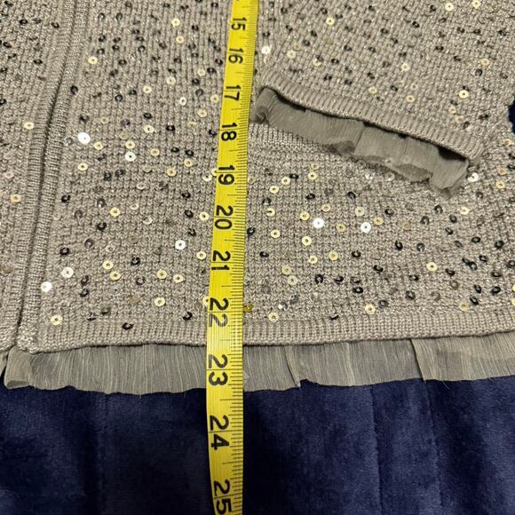 Chicos grey sequined cardigan - Picture 5 of 5